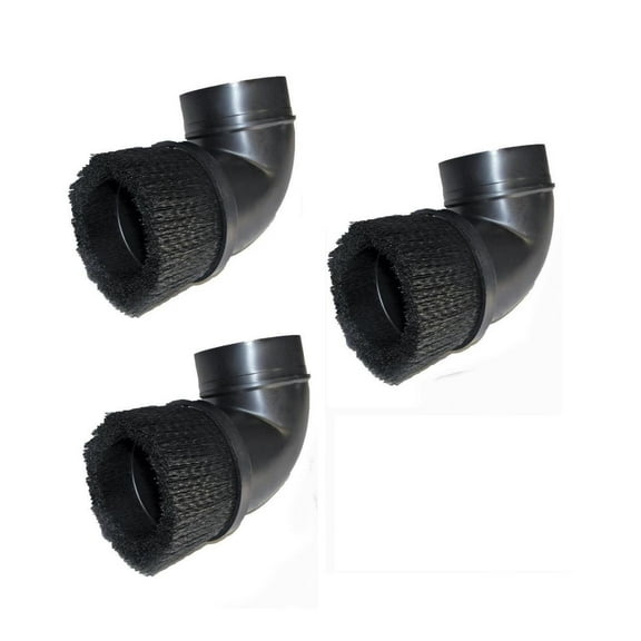 Compatible with Shop Vac Vacuum 2-1/2" Plastic 3 Dust Brush // SVR-5300, 88-1600-07, 88-1610-05