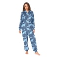 thumbnail image 4 of joogoo Whales Stars Navy Unisex Adults Onesies Pajamas Jumpsuits L, 4 of 7