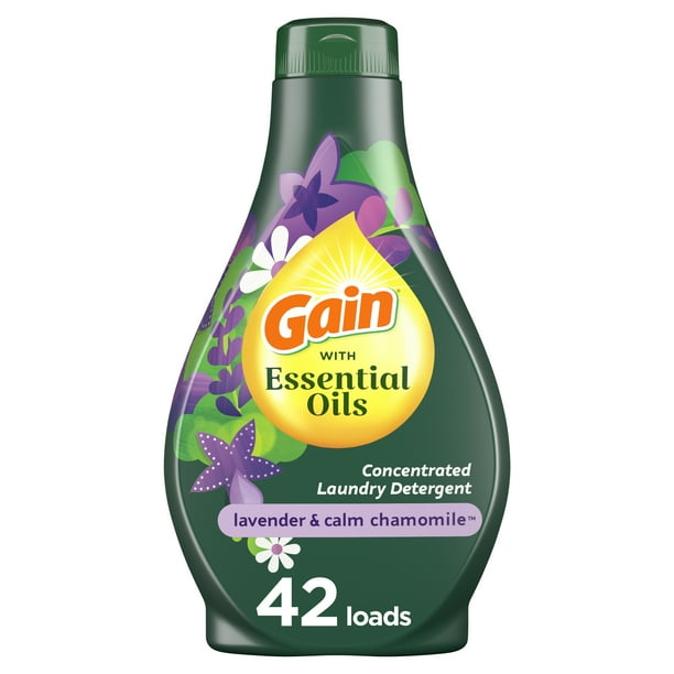 Gain Essential Oils Lavender, 42 Loads Liquid Laundry Detergent, 42 fl oz