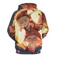 thumbnail image 3 of Genshin Impact Unisex Adult Hoodie Casual Hooded Sweatshirt Pullover Novelty 3D Printed Sweater Jacket L, 3 of 8