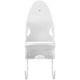 thumbnail image 1 of EeaseMX 1 soporte de plancha de acero inoxidable para tabla de planchar, estante de pared con doble gancho para armario, para casa, hotel (blanco), 1 of 7