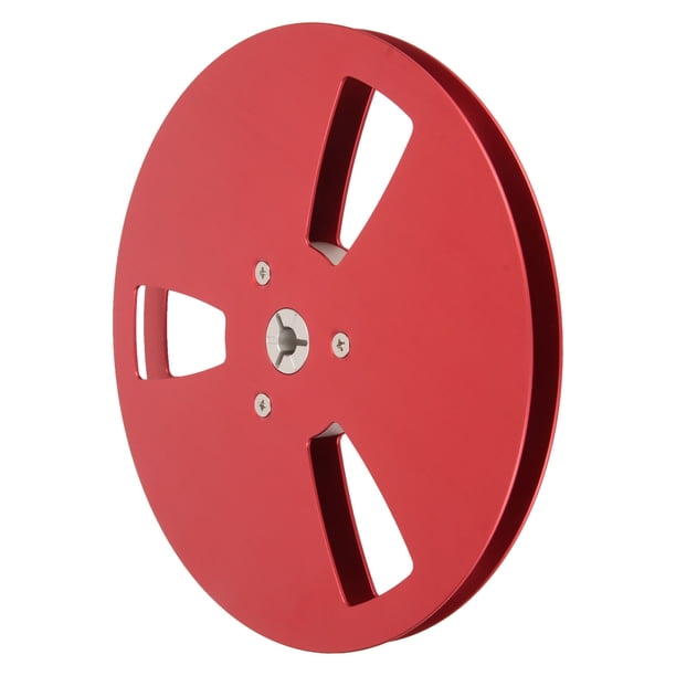 7" X 1/4" Bobina De Plástico Vacía, Bobina Abierta De , Bobina De Cinta Vacía Para Nab Bobina Abierta De Aluminio De 3 Agujeros Resistente Al Viento Para Grabación, Para Nab