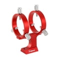 thumbnail image 4 of Soporte para telescopio buscador, tornillos de fijación para astrofotografía, liberación rápida, ajustable Rojo, 4 of 8
