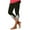 #01Black, variant on ZVAVZ Womens Capris Pants Stretch,Womens Lace Stitching Knee Length Leggings High Waisted Workout Sweat Pants Casual Workout Yoga Capri Leggings Limited Time Deals Wine,3XL