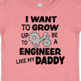 thumbnail image 4 of Inktastic I Want To Grow up To Be a Engineer Like My Daddy Boys or Girls Baby T-Shirt, 4 of 5