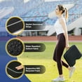 thumbnail image 4 of 2 Pcs Stadium Seat Cushions, Portable Outdoor Seat Cushions with Waterproof Cover, Black, 4 of 7