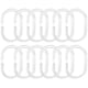 thumbnail image 1 of 12 ganchos transparentes para cortina de ducha, anillo para cortina de baño, 1 of 8