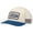 Cream/Navy, variant on TaylorMade Golf Ventura Retro Trucker Hat 2025 Indigo