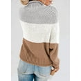 thumbnail image 3 of Asyoly Women's Winter Turtleneck Batwing Sleeve Knit Sweaters Pullover Casual Jumper Tops, 3 of 3