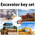 thumbnail image 7 of Toorise 10 Keys Heavy Equipment Key Set Construction Ignition Key Set Agricultural Master Key Set Aluminum Key Heavy Equipment Master Key Set for Excavators Bulldozer Tractors Loader, 7 of 7