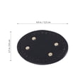 thumbnail image 4 of Miangastore Insert de Forme pour Sac Noir 1Pcs 4.9x3.7x0.2In, 4 of 8