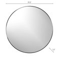 thumbnail image 2 of Emerson Round Black Mirror, 31.5" ø, 2 of 6