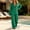 Army Green women's 2 piece set a1, variant on Cagogo Women's 2 Piece Long Sleeve V Neck Top Wide Leg Pants Set Solid Boho Vacation Outfits Loose Casual Lounge Tracksuits Travel Airport Clothes, Hot Pink L
