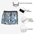 thumbnail image 3 of Yiaed Llamas And Cactus Print Men's Soft Cotton Boxer Shorts Breathable Boxers Underwear Moisture-Wicking Underwear Stretch Boxer Briefs for Man-Large, 3 of 5