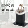 Smart Essentials Black Upright Eyeglass Holder Stand for Desktop Car