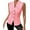 Pink, variant on Lenpel Women's Vest Tops Summer Sleeveless V Neck Button down Textured Slim Business Casual Work Shirts Lightweight Waistcoat Blazers