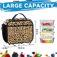 thumbnail image 6 of Herdesigns Leopard Large Backpack Set with Lunch Box Lightweight Water Resistant Travel Laptop Backpacks Casual Daypacks for Women Men, 6 of 8