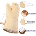 OUNONA 1 Set Heat Resistant Premium Protective Oven Gloves Set Oven