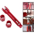 thumbnail image 5 of Herramienta de llave de grifo roja multifunción para reparación de grifos y fregaderos, 5 of 5
