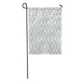 thumbnail image 1 of JSDART Blue Abstract Geometric Diamonds Pattern Lines Gray Diagonal Endless Geometrical Garden Flag Decorative Flag House Banner 28x40 inch, 1 of 2