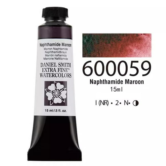Daniel Smith Extra Fine Watercolor 15ml Paint Tube,Professional Art Supplies for Adults, Artists & Hobby,600059