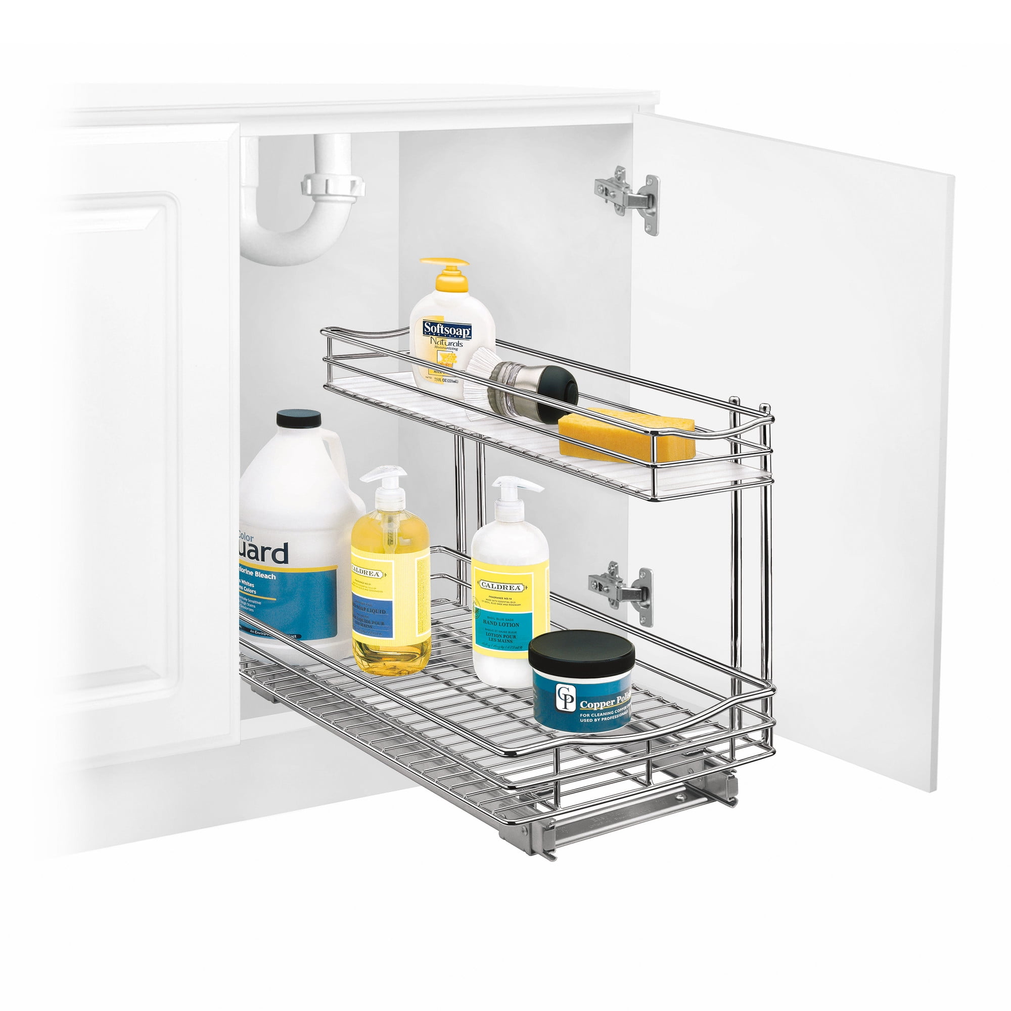 Lynk Professional Slide Out Under Sink Cabinet Organizer Pull Lynk Professional Slide Out Under Sink Cabinet Organizer Pull Drawer Com