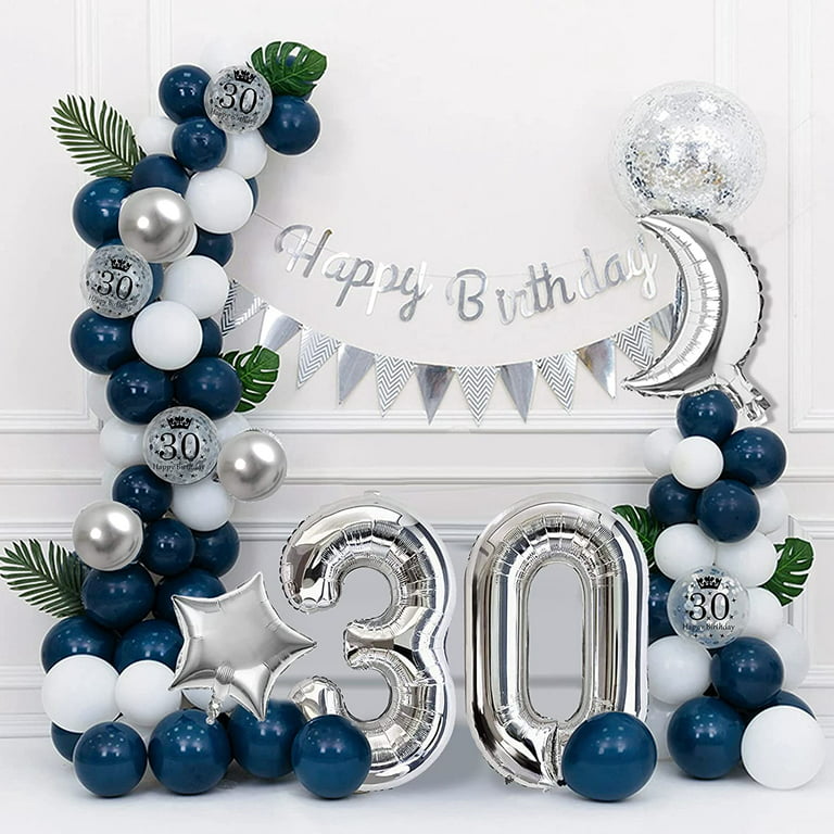 30th birthday balloons - 30th birthday decoration