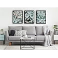 thumbnail image 6 of Kate and Laurel Sylvie Botanical Succulent Plants Framed Canvas Wall Art Set by The Creative Bunch Studio, Set of 3, 18x24 Black, Chic Botanical Art for Wall, 6 of 8