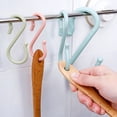 thumbnail image 4 of LCXmlly Scratch-proof Hook Easy Installation Multi functional S shaped Hook Utensils Towel Clothing Hanger for Home 1 Set, 4 of 8