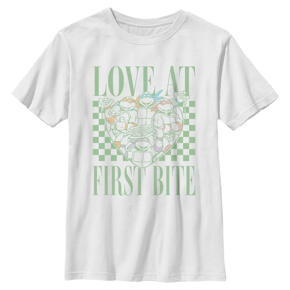 Boys Teenage Mutant Ninja Turtles Love at First Bite T Shirt