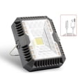 thumbnail image 1 of Moyic Proyector de trabajo recargable Lámpara de camping portátil con panel solar 3 modos Puerto USB Luz de emergencia impermeable ajustable de 360 Iluminación novedosa Moyic HA025552-00, 1 of 1