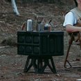 thumbnail image 4 of Folding Stool Stool Camping Fishing Home Kitchen, Folding Stool (Black L), 4 of 5