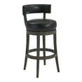 Shop Flint 26" Counter Wood Swivel Height Barstool in American Grey
