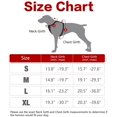 thumbnail image 3 of Dog Harness L Red Checks Arnais Anti Traction Reflective Adjustable Vest for Large Dogs, Tie in Front Leash Hook for Car Ride American Staff Border Collar Red Tiles, 3 of 5
