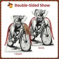thumbnail image 2 of Kdxio Capybara Riding Bicycle Christmas Gift Bags, Birthday gift bags Xmas Presents Bags Holiday Gift Bags for Christmas Gifts, Weddings and Birthday-, 2 of 9