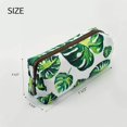 thumbnail image 2 of Tree Leaves Large Capacity Canvas Pencil Case Pen Bag Pouch Stationary Case Makeup Cosmetic Bag Gadget Box, 2 of 7