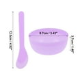 thumbnail image 4 of Unique Bargains 1 Set Lightweight Facial Mask Mixing Bowl with Stick 4.92" Length Purple, 4 of 5