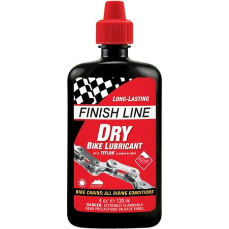 Finish Line DRY Lube, 4oz Drip (Best Dry Chain Lube)