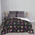 thumbnail image 6 of XMXT Throw Blanket, Halloween Cartoon Ghost Patterns Machine Washable Blankets for Sofa, 50 x 40 inches, 6 of 9