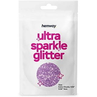 Craft and Party, Craft Glitter for Craft and Decoration 1 Pound Bottled  (Chunky - 1/24, 0.040,1mm, Apple Green)