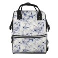 thumbnail image 1 of Easygdp Indigo Tie Dye para Bolsa de Bebé de Gran Capacidad con Múltiples Bolsillos, Bolsa de Pañales para Padres, Bolsa de Viaje Organizada y Elegante, 1 of 6