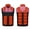 A_ Red, variant on Unisex Stand Collar Zip Thermal Padded Vest, Nine Warm Zones Cartoon Ghost Graphic, Heat Retain Layer for Woodland Hikes Black S
