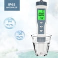 thumbnail image 3 of 3 In 1 Digital PH TDS TEMP Waterproof Water Quality Meter Tester Test Pen Tool, 3 of 11
