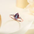 thumbnail image 5 of thejewelryart Vintage Pear Alexandrite Engagement Ring Color-Changing Gemstone Bridal Ring Handmade Women Jewelry Perfect for Gift Gold 10, 5 of 5