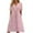 Red, variant on Women Solid Dress With Cut Out V Neck Sexy Lace Frilly Long Dress
