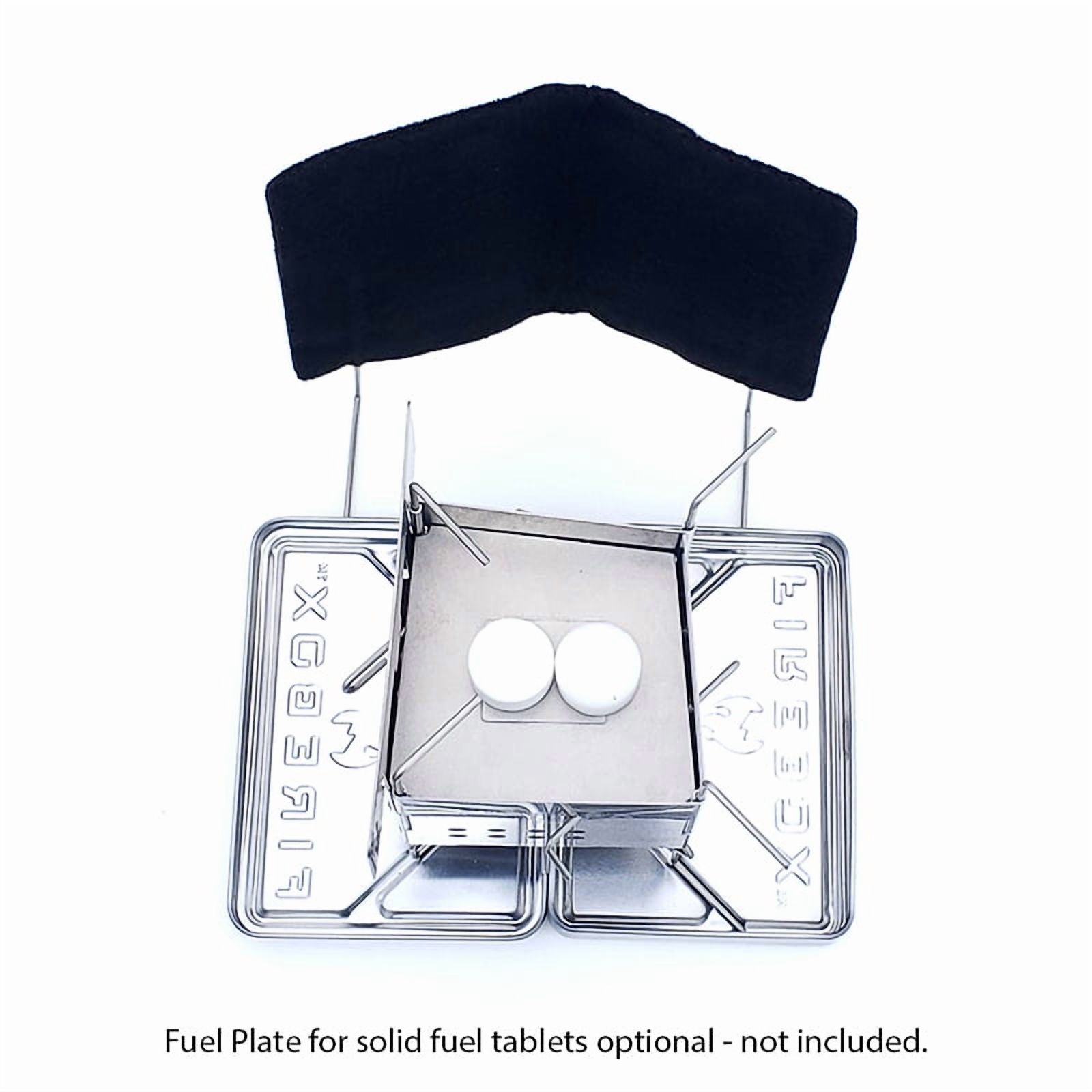Firebox Stainless Steel Nano Stove G2 + X-Case Kit - Wood Burning/Multi Fuel - Folding Camp/Bushcraft