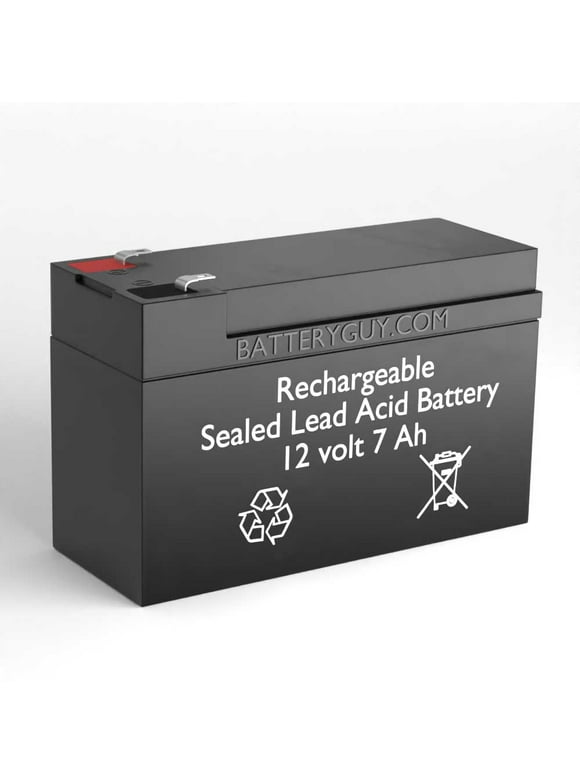 DiaMec DM12-6.5 replacement 12V 7Ah battery - BatteryGuy brand equivalent (F1 terminals, rechargeable)