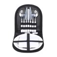 thumbnail image 1 of Shisuyan 1 Set of Outdoor Camping Cutlery Portable Tableware Stainless Steel Spoon Fork Cutter Kit, 1 of 9