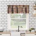 thumbnail image 4 of Floral Kitchen Valance, William Morris Art Botanical Printed Small Window Treatments for Kitchen Living Room Bathroom Cafe Decor Rod Pocket Vintage Retro Valances 54x18 Inch, 1 Panel, 4 of 5
