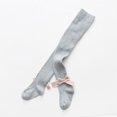 thumbnail image 2 of Toddler Girls Solid Color Bowknot Dance Pantyhose Princess Socks Boneless Stockings, 2 of 4